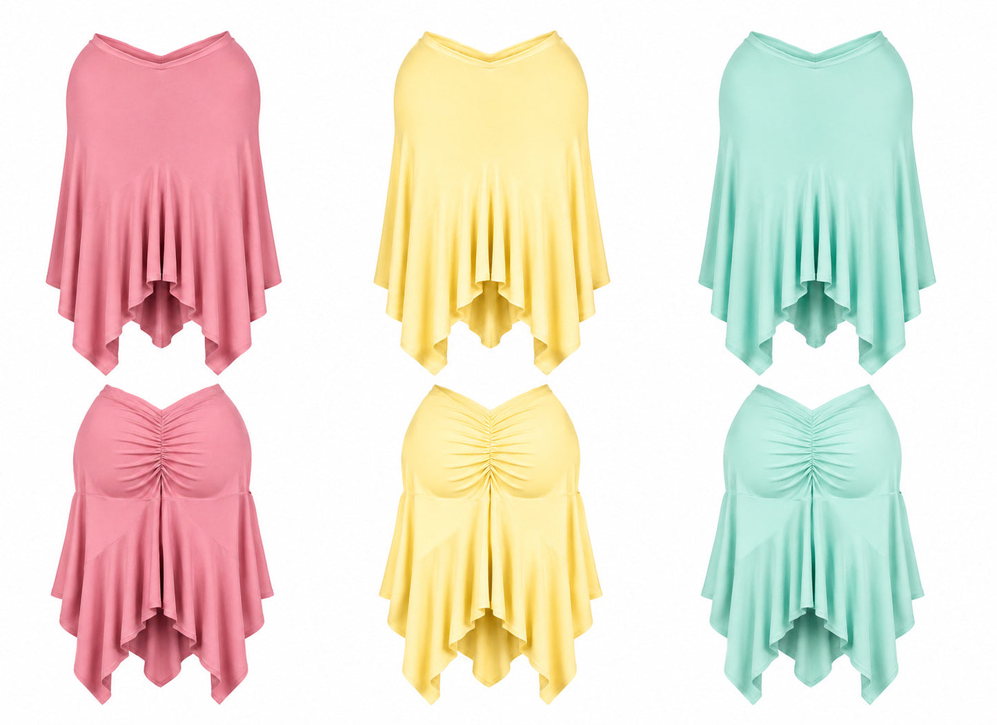 Scrunch handkerchief midi