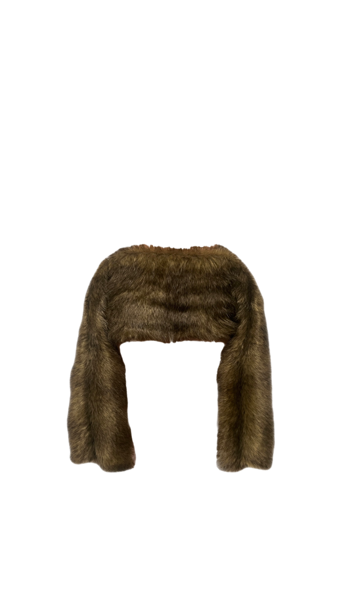 Foxy fur mini skirt