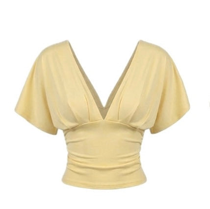 Plunge Top Butter Yellow
